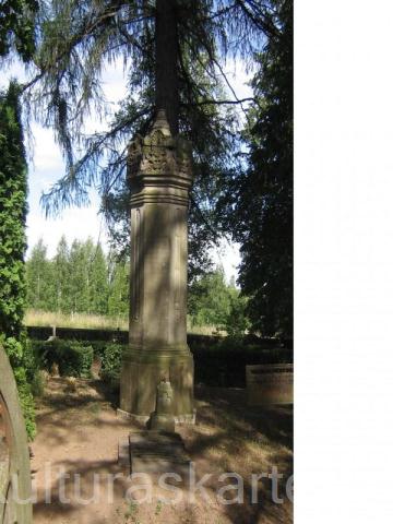 Grāfa Kazimira Plātera-Zīberga kapa vieta Patmaļu kapsētā